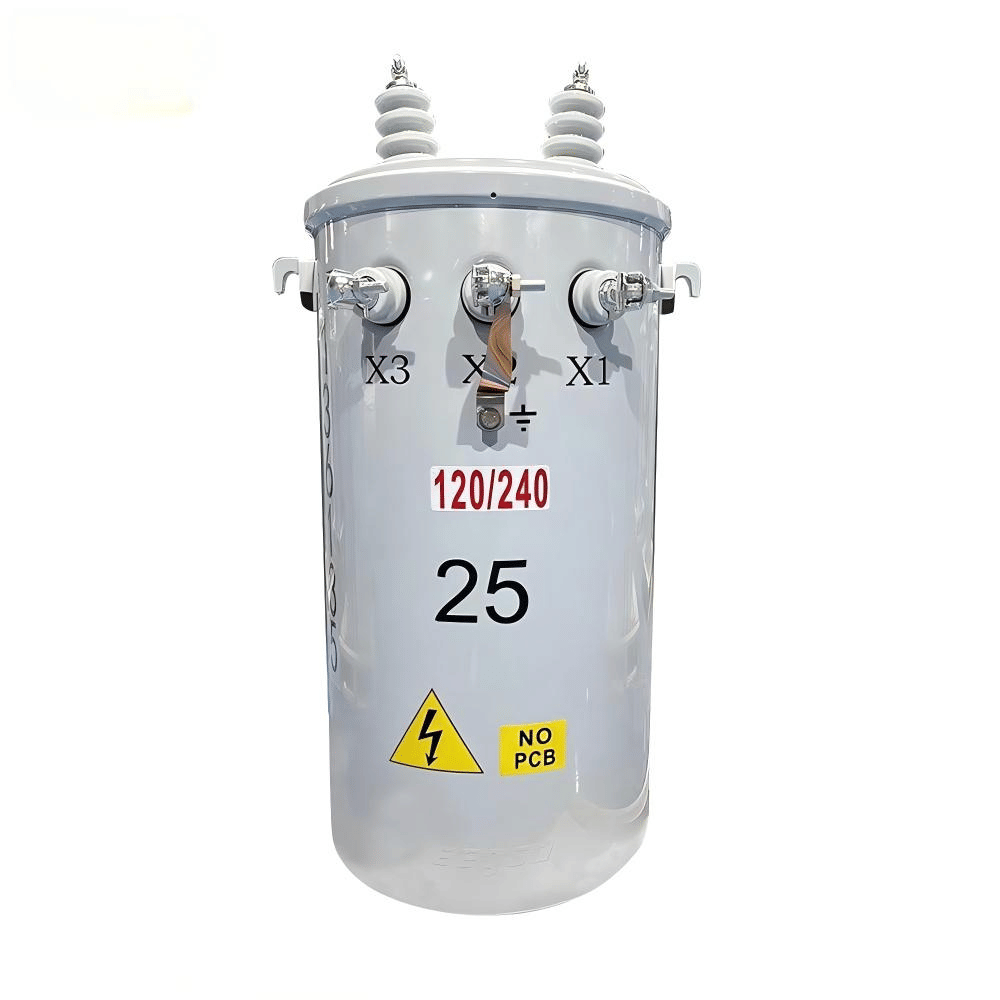 Huawan Single Phase Pole Mounted Oil Immersed Transformer 10kVA/25kVA/37.5kVA/75kVA