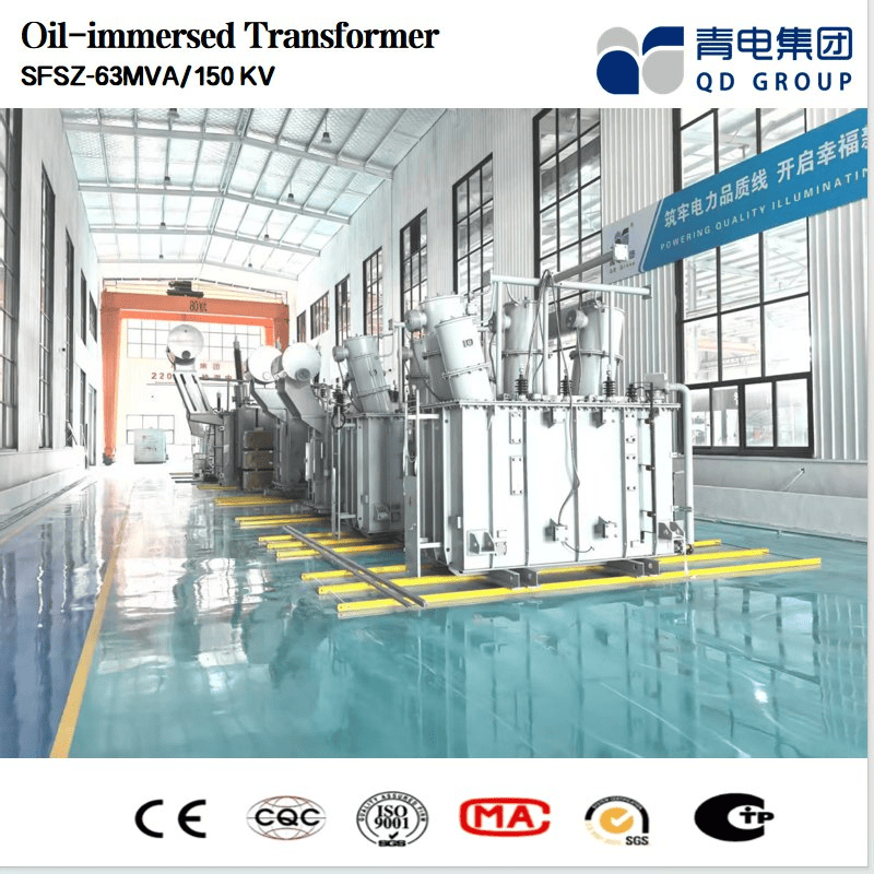 3 Phase Outdoor Two or Three Windings 30kVA-20000kVA 6kv-110kv 158kv Oil Immersed Transformer CE Cer